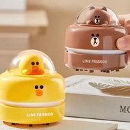 line friends 桌面 吸塵器 迷你 清潔 清理 brown choco 熊大 兔兔 餐具 雞仔 鴨仔 sally 公仔 生日禮物 送禮 家居 日用品 cony