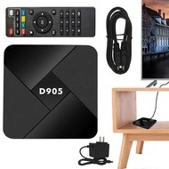 4K Smart Media Player TV Box D905 | 8GB ROM Top Box Quad Core | Wifi Network Player Video Game Smart TV Box TV Receivers