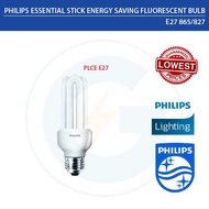 PHILIPS PLCE E27 Essential Energy Saving Fluorescent Bulb 18W  865/827 (Cool Day Light/Warm White) [