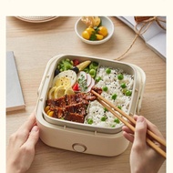Little Bear Water-Free Student Electric Lunch Box Office Workers Plug-In Heating Cooking Antibacterial Office Hot Rice Handy Tool zeze888.sg 4.23