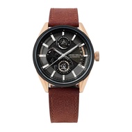 Aries Gold 500Pcs Limited Edition Roadster G 9021 RGBK-BR Analog Automatic Brown Leather Mens Watch