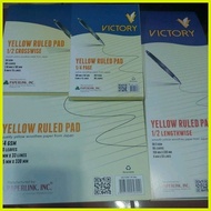 ▬  ▩ YELLOW pad paper set Victory pad paper