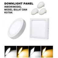 Downlight LED PANEL INBOW//OUTBOW (BULAT&KOTAK) Round plafon gypsum cor beton
