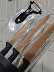 Mamacook402不鏽鋼黃金刀具組全新質感物品