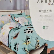 Akemi 2025 100% Cotton Jovial Kids Fitted Bedsheet Set / 650 Thread Count / TC600 25cm - Super Singl