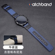 Watchband Special Offer Canvas Nylon Strap for Garmin Forerunner255/245/M Fenix7x 645 Vivoactive3 Ve