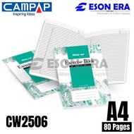 [A4 80P] Campap Write-On A4 Exercise Book 70gsm 80pages CW2506 Writeon Buku Latihan