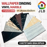 JieLiDa Wall Wallpaper / Wall Stickers 30 x 60cm / Bathroom Wallpaper / Waterproof Marble Motif