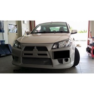 PROTON SAGA FLX ( EVO 10 ) FRONT BUMPER + LAMP + NO PLATE COVER - FRP