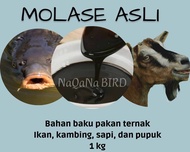 MOLASE MOLASES TETES TEBU MURNI ASLI 1KG IKAN TERNAK PUPUK