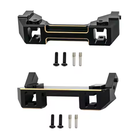 Brass Front and Rear Bumper Mount Counterweight for RGT EX86190 EX 86190 LC76 1/10 RC Crawler Car Up