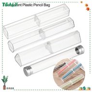TEALY Pen Box Business Affairs Transparent Polygon Office Supplies