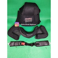 BOGO RETRO UNIVERSAL HELMET SPONGE CHEEK FOAM BUCKLE STRAP NECK FOAM CAN BE USED FOR JPN BOGO CARGLO
