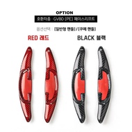 2Pcs For Genesis GV80 PE 2025 LHD/RHD Carbon Fiber Steering Wheel Shifter Paddles Shifter Car Interi