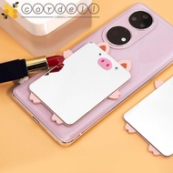 CORDELL Thin Self-adhesive Mirror, Pig Panda Phone Back Sticker Mirror, Fashion Acrylic Rabbit Exquisite Animal Make-up Mirror Phone