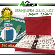 Mahjong Set 4 Player Chinese Mahjong Set With Carrying Case Mahjong Game Travel