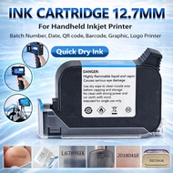 12 7mm Quick Dry Eco Solvent Handheld Hand Ink Cartridge 2588 for Unencrypted Inkjet Printer Fast Dr