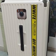 24吋off white 5輪海關鎖旅行行李箱25 k...