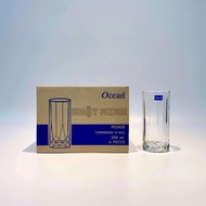 Set of 6 Tall Diamond Cups-P02809-430ml-Glass Cup-Thai Ocean Glass Cup