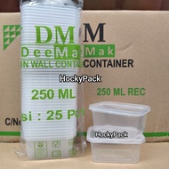Thinwall DM 250ml REC Quality Plastic Lunch Box