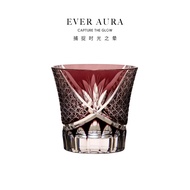 แก้ววิสกี้คริสตัลทำมือ EVRAคินไซโตเกียว สตรีทสไตล์ ชุดแก้วสำหรับการรับประทานอาหารอย่างดีและการนำเสนอ