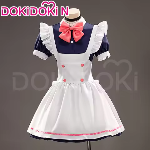 IN STOCK Ayase Momo Maid Cosplay Costume Anime Dandadan【XS-3XL】DokiDoki-N Women Maid Cute Dress DAN 