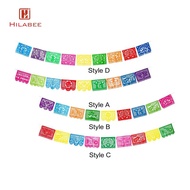 [UsusexaMY] Mexican Party Banner Mexican Themed Party Decorations Reusable Large Bunting Flags Fiest