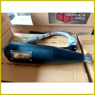 ✤ ☍ ♙ Mio Sporty Replica Pro " Decibel Killer" Power Pipe 160-180cc Black straight elbow (Big Elbow