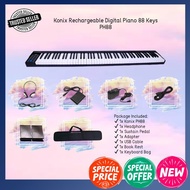 Konix 88 Keys Rechargeable Electronic Piano/Digital Piano/Keyboard PH88