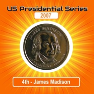 2007 US President Coin - 4th James Madison