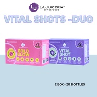LA JUICERIA Gold Glow & Vital Shot Duo Honey Ginger Turmeric