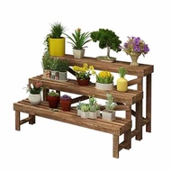 Single Layer Plant Rack / Outdoor Bench For Pots / Flower Rack Stand