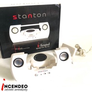 STANTON Portable Powered Docking Speaker System (White)
