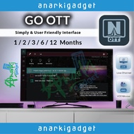 GO OTT NAVIGATOR goott ottnavigator For TV Box Android TV / Phone - Channel Movie Malaysia Sports - 