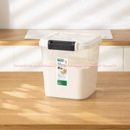 Kris Rice Container 10L Bw Color Rice Storage Container TransparentBroken White 10kg Covered Rice St