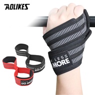 AOLIKES 1 Pair Figure 8 Weight Lifting Straps Weightlifting Powerlifting Sport Gym Fitness Bodybuild