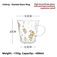 LOTUS BLUE | Blue Lotus Aesthetic Glass Mug