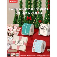 NIIMBOT B1/B21Pro/B31 Christmas Label Stickers | Waterproof Oil-Resistant | For Business &