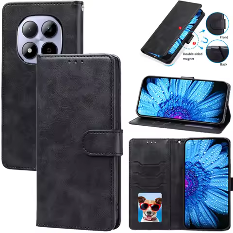 For Redmi Note 15 Case Xiaomi Redmi Note 15 Pro 4G Case Wallet Leather Flip Cover For Redmi Note 15 