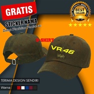 KEREN!!! TOPI BASEBALL VR-46 VR 46 ROSSI TERBARU PRIA&WANITA DISTRO U-SHIRT