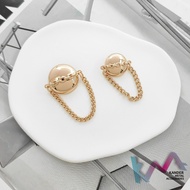 KANDER Alloy 18mm | 23mm Button Decorative Gold Chain Button QQ7604