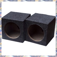 (FQOX) 1Pair 6.5-Inch Speaker Box Universal Sealed Speaker Boxes Car Speaker Box Car Subwoofer Boxes