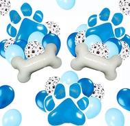 Dog Birthday Party Balloons Puppy Birthday Party Supply Balloons Large Paw& Bone Helium Balloon Paw 
