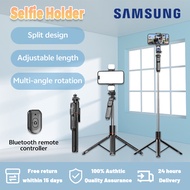 1-year warranty SAMSUNG Selfie Holder Tripod Mobile Phone Holder Bluetooth Remote Shutter pemegang t