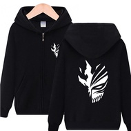 Anime Bleach Hoodie Kurosaki Ichigo Cardigan Hooded Jacket Bleach