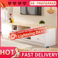 LI TV Cabinet Simple Oak Color TV Cabinet Console Small Living Room 140cm Storage Cabinet YW8V