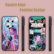 Casing For OPPO A53 Reno6z 6 Lite A78 A98 5G A3 Pro Reno 8t 4G kpop demon hunters zoey aesthetics BO