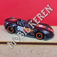 Diecast Hot Wheels Super Treasure Hunt Loose smooth Corvette C7 Z06 Convertible rubber rivet tires