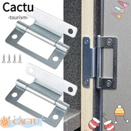 CACTU 5pcs/set Door Hinge, Interior Soft Close Flat Open, Practical Connector No Slotted Folded Wooden  Hinges Furniture Hardware