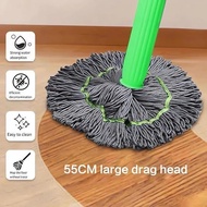 Romax 2 in1 Dehydrated Mop, Dehydrated Mop with 2 Micro Replaceable Mop Pads